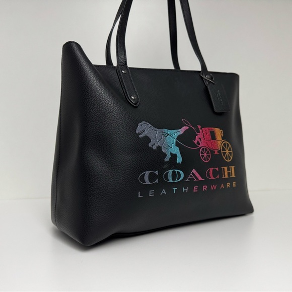COACH Central Tote With Zip With REXY And Carriage And Matching REXY Zip Wallet - Picture 4 of 16